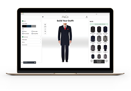 Create your look in our Outfit Builder Create your look in our Outfit Builder